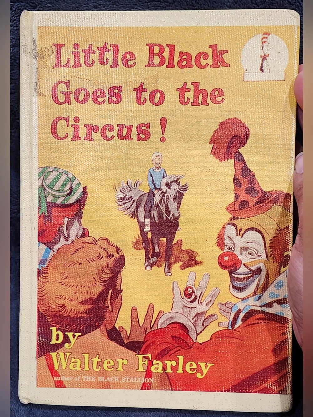 Vintage Hardcover Book 1963 Little Black Goes To The Circus!